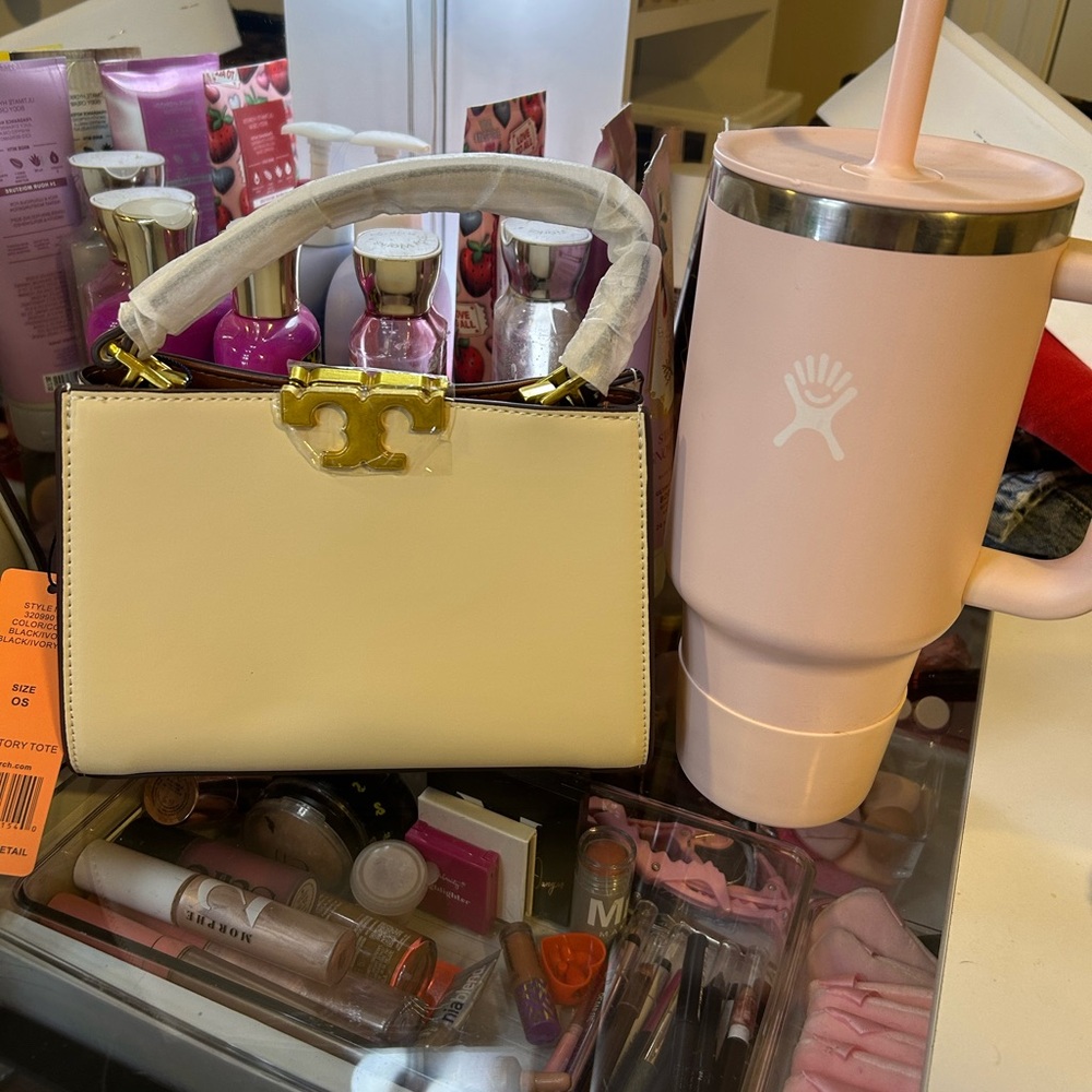 Tory Burch MINI ELEANOR SATCHEL in Crème - Picture 2 of 14
